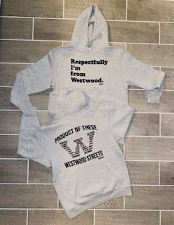 HEARTHER GREY IM FROM WESTWOOD HOODIE